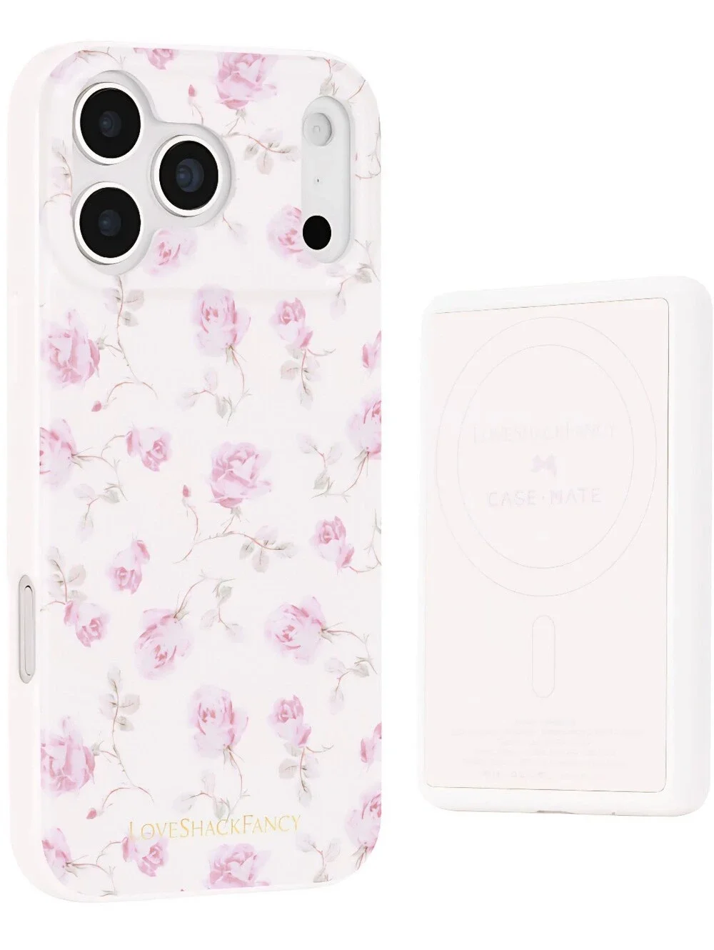 NWT LoveShackFancy x Target Case-Mate Magnetic Battery Pack Ribbon Rosa Flora 5k